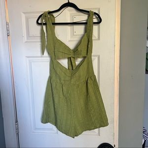 Green Pretty Little Thing Romper